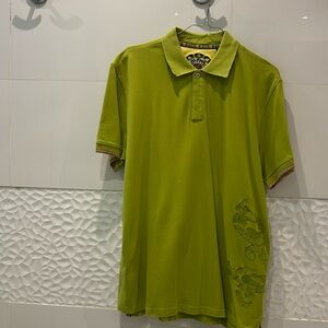Robert Graham Yellow Green Polo